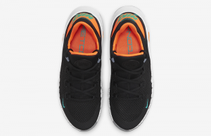 Nike Free Metcon 4 Black Total Orange CT3886-083 up
