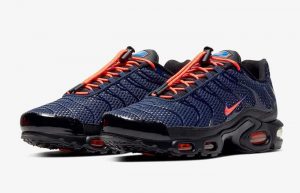 Nike TN Air Max Plus Navy Crimson CQ6359-003 front corner