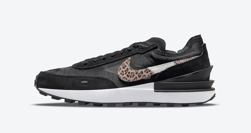 Nike Waffle One Leopard Pack Releasing in Black, White and Pink 01
