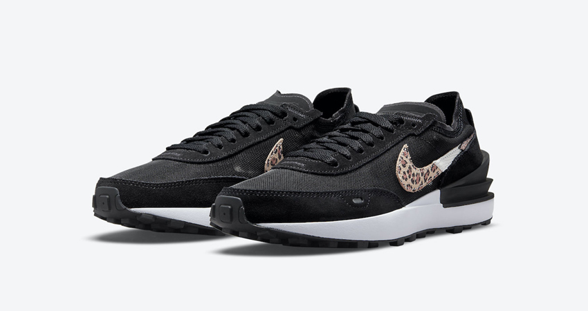 Nike Waffle One Leopard Pack Releasing in Black, White and Pink 02
