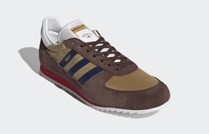 Noah adidas Vintage Runner Brown GZ6607 front corner