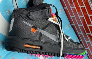 Off-White Nike Air Force 1 Mid Black DO6290-001 04