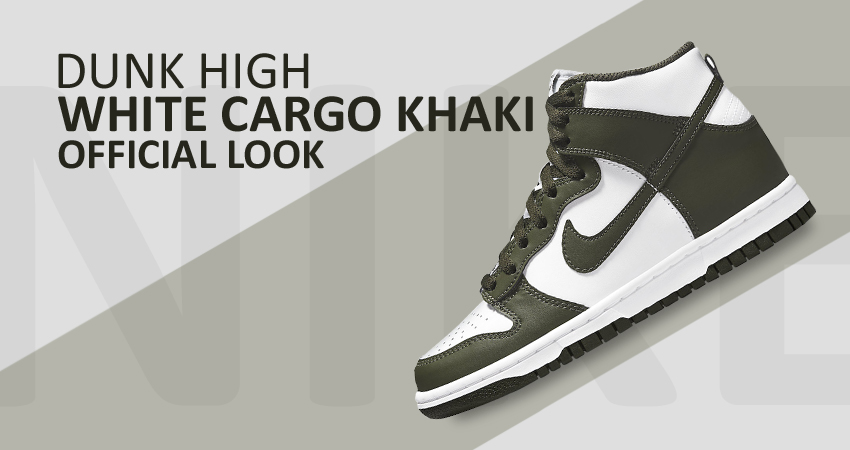 Official Look at Nike Dunk High Cargo Khaki