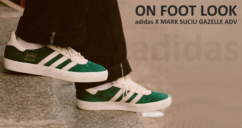 On Foot Look at the adidas x Mark Suciu Gazelle ADV Lush Green featured image
