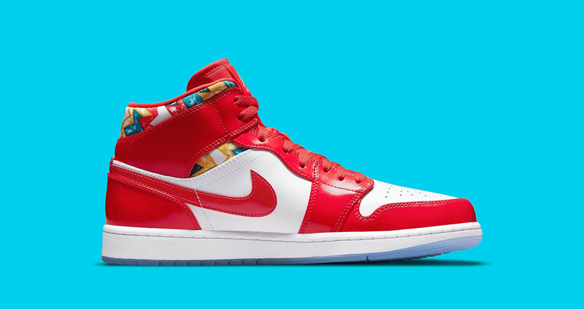 Red Patent Air Jordan 1 Mid Dubbed as 'Barcelona Sweater 01