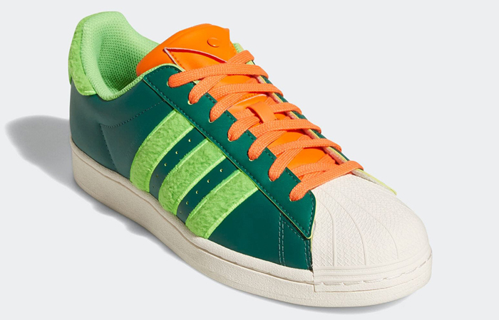 South Park adidas Superstar Kyle Green GY6490 front corner