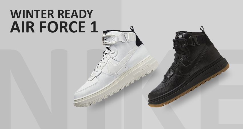 Winter Ready Nike Air Force 1 High Utility Releasing in Black and White