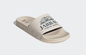 adidas Jabbas Throne Room Adilette Slides Halo Ivory GX6749 front corner