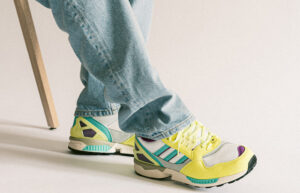 adidas ZX 9000 Silver Electric Lime GY4680 onfoot 01