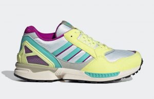 adidas ZX 9000 Silver Electric Lime GY4680 right