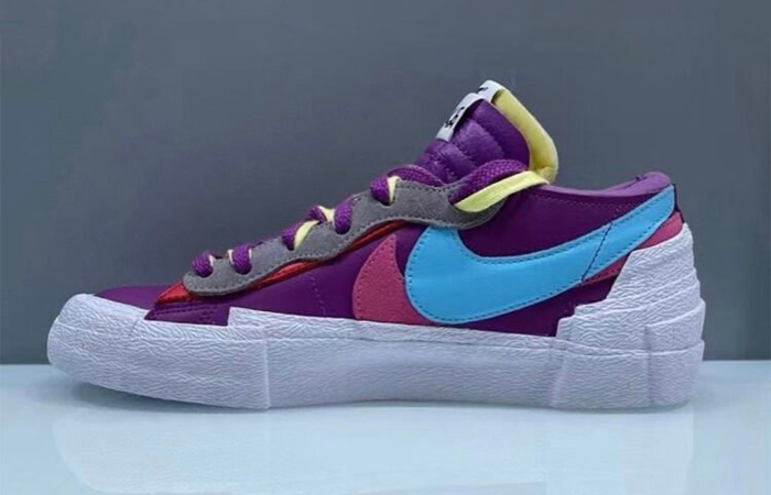 sacai Kaws Nike Blazer Low Dark Purple DM7901-500 01