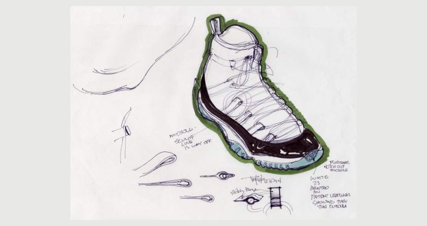 Air Jordan 11 Sketch