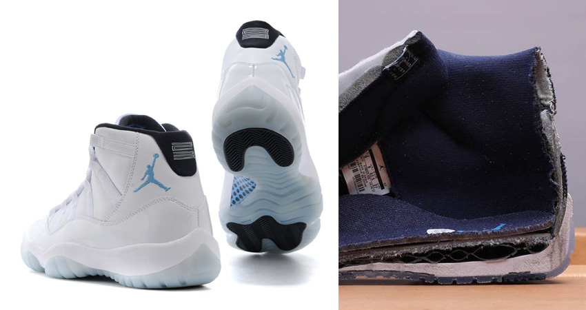 Air Jordan 11 Sneaker heel