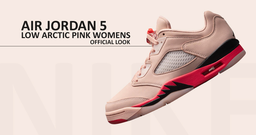 Air Jordan 5 Low Arctic Pink Set to Release in January featured image