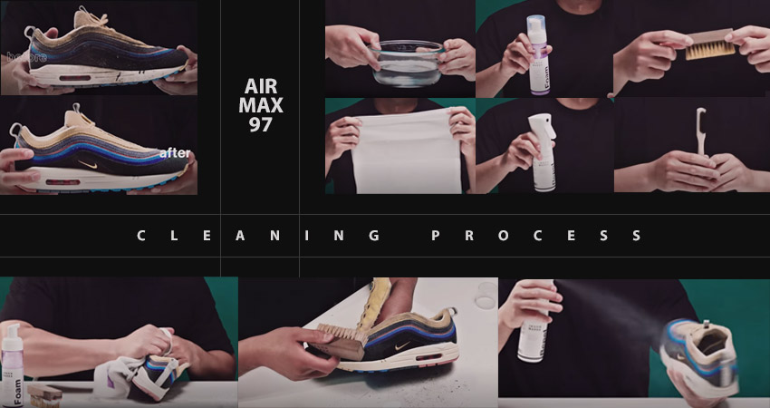 Air Max 97 cleaning process