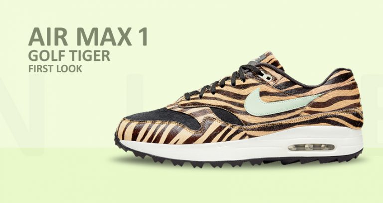 Amazing Looking Nike Air Max 1 Golf Tiger is Around the Corner