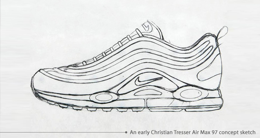 Christian Tresser Air Max 97 concept sketch
