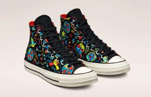 Converse Chuck 70 Peace & Unity Black Multi 172259C front corner