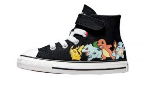 Converse Pokémon First Partners Chuck Taylor Black Toddler A01229C featured image