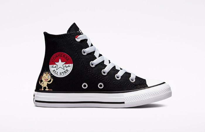Converse Pokémon First Partners Chuck Taylor Black Younger Kids A01228C right