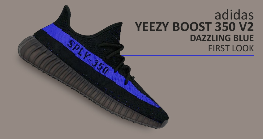 Dark Themed adidas Yeezy Boost 350 V2 Dazzling Blue featured image