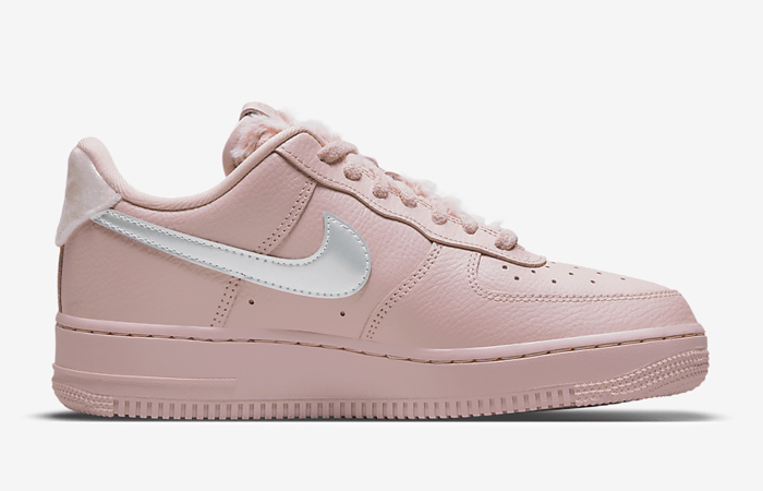 Nike Air Force 1 07 Womens Pink Oxford DO6724-601 right