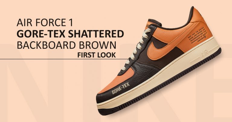 “Shattered Backboard” Themed Nike Air Force 1 GORE-TEX is Perfect for ...