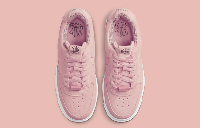 Nike Air Force 1 Pixel Pink Suede DQ5570-600 up