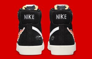 Nike Blazer Mid 77 Cleveland Rocks Black DQ7635-001 back