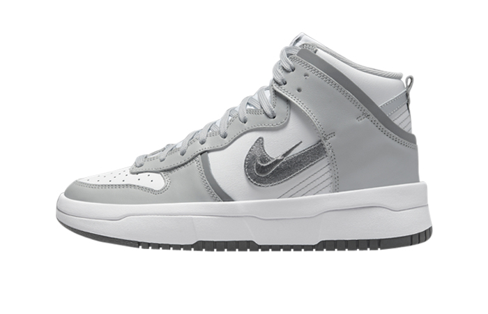 Nike Dunk High Up Grey White Womens DH3718-106 featured image