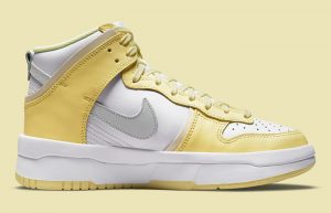 Nike Dunk High Up White Bright Yellow Womens DH3718-105 right