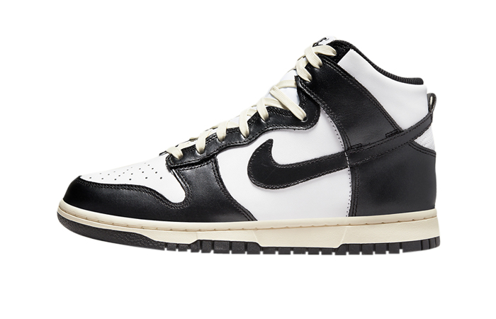 Nike Dunk High Vintage Black White DQ8581-100 featured image
