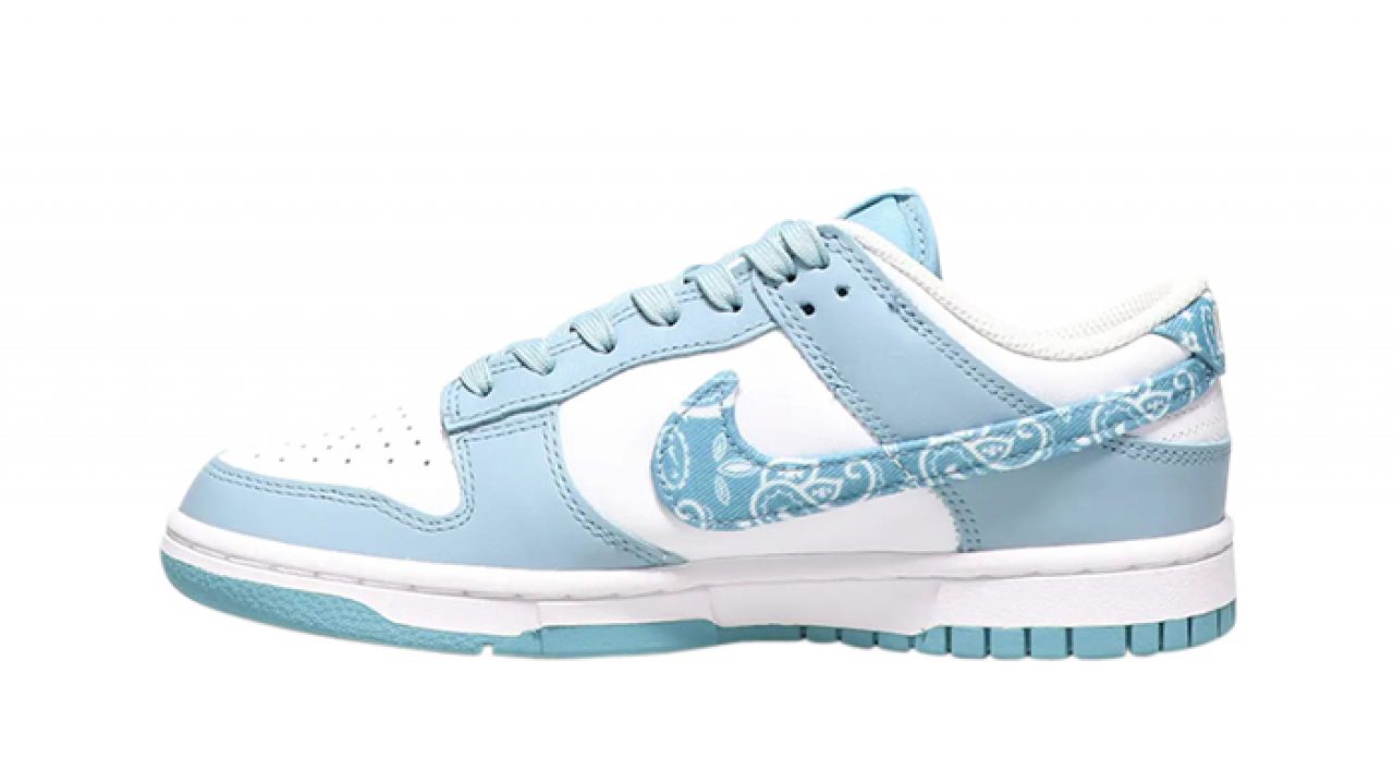 Nike Dunk Low Essential Sky Blue Paisley Womens DH4401-101 - Where