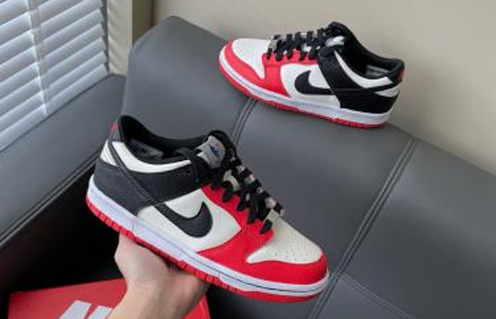 Nike Dunk Low Sail Chile Red Older Kids DO6288-100 01