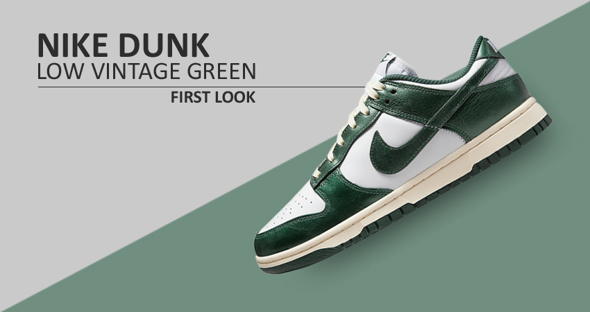 Nike Dunk Low "Vintage Green"  Releasing in 2022