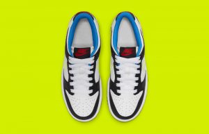 Nike Dunk Low White Black GS DQ0977-100 up