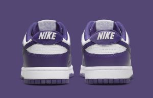 Nike Dunk Low White Court Purple DD1391-104 back