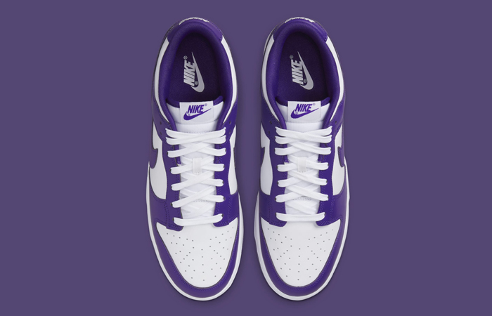 Nike Dunk Low White Court Purple DD1391-104 up