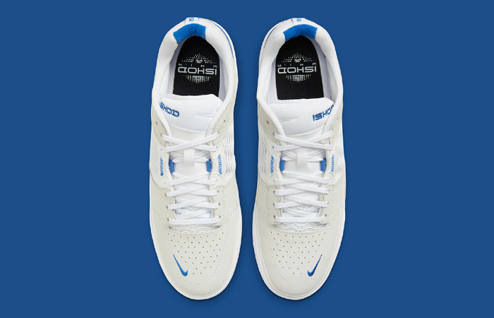 Nike SB Ishod White Blue DC7232-100 up