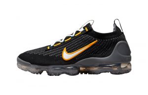 Nike Vapormax Flyknit 2021 Black University Gold DH4086-001 featured image
