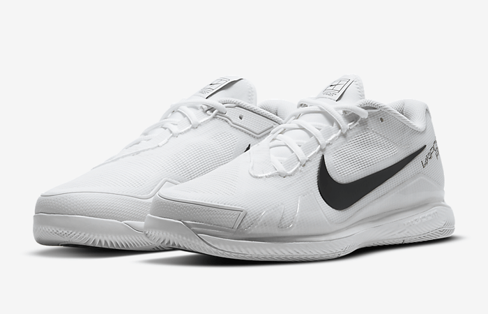 NikeCourt Air Zoom Vapor Pro White Black CZ0220-124 front corner