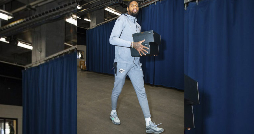 Paul George spotted with Air Max 97