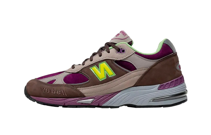 Stray Rats New Balance 991 Purple Brown Yellow M991SRG featured image