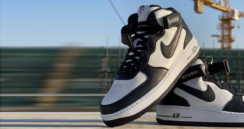 Stussy Teams Up with Nike for an Air Force 1 Mid on Its 40th Anniversary 01