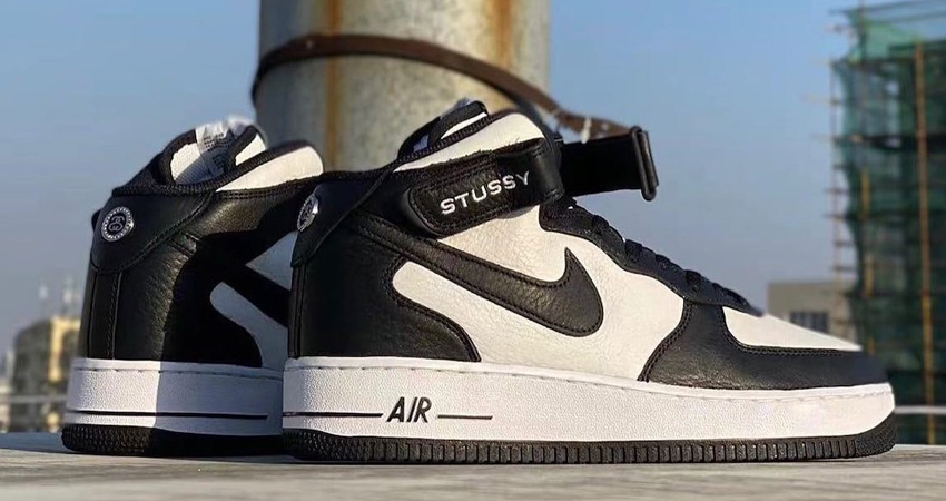 Stussy Teams Up with Nike for an Air Force 1 Mid on Its 40th Anniversary 02