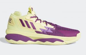 adidas Dame 8 Dame Time Purple Yellow GY0383 right