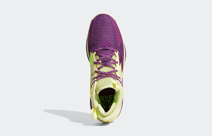 adidas Dame 8 Dame Time Purple Yellow GY0383 up