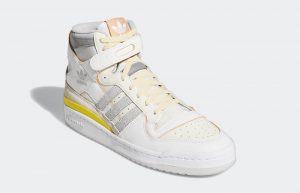 adidas Forum 84 High Whites Yellow GY5727 front corner