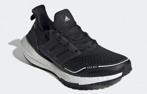 adidas Ultra Boost 2021 COLD.RDY Core Black FZ2558 front corner