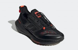adidas Ultra Boost 21 GORE-TEX Carbon Black FZ2555 front corner
